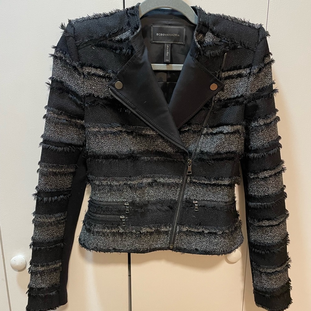 BCBG Chic Zip Jacket - sz XXS